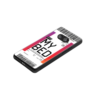 my bed boarding pass ticket back phone cover | glass case for nothing phone 2a