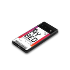 my bed boarding pass ticket back phone cover | glass case for google pixel 6