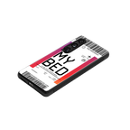 my bed boarding pass ticket back phone cover | glass case for samsung galaxy s24
