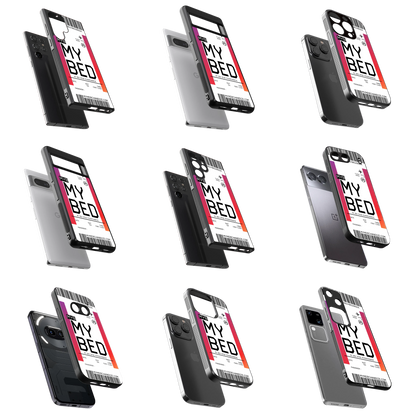 Durable Glass Back Mobile Case for iPhone, Samsung, OnePlus, Google Pixel, Redmi, Vivo, Oppo