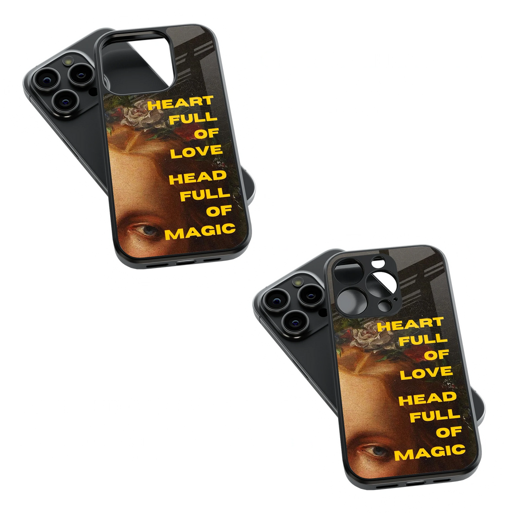 Trendy Glass Back Mobile Case for iPhone, Samsung, Redmi, OnePlus, Google Pixel, Motorola