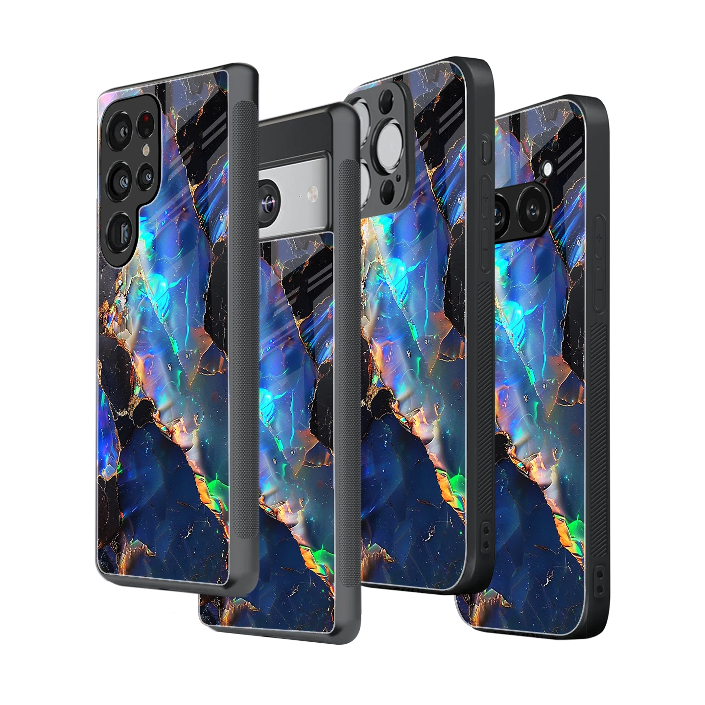 Stylish Glass Back Case for All Smartphones iPhone, Samsung, OnePlus, Pixel, Redmi, Oppo, Vivo, Motorola