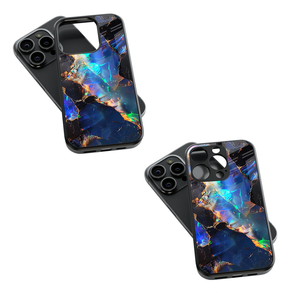 Trendy Glass Back Mobile Case for iPhone, Samsung, Redmi, OnePlus, Google Pixel, Motorola