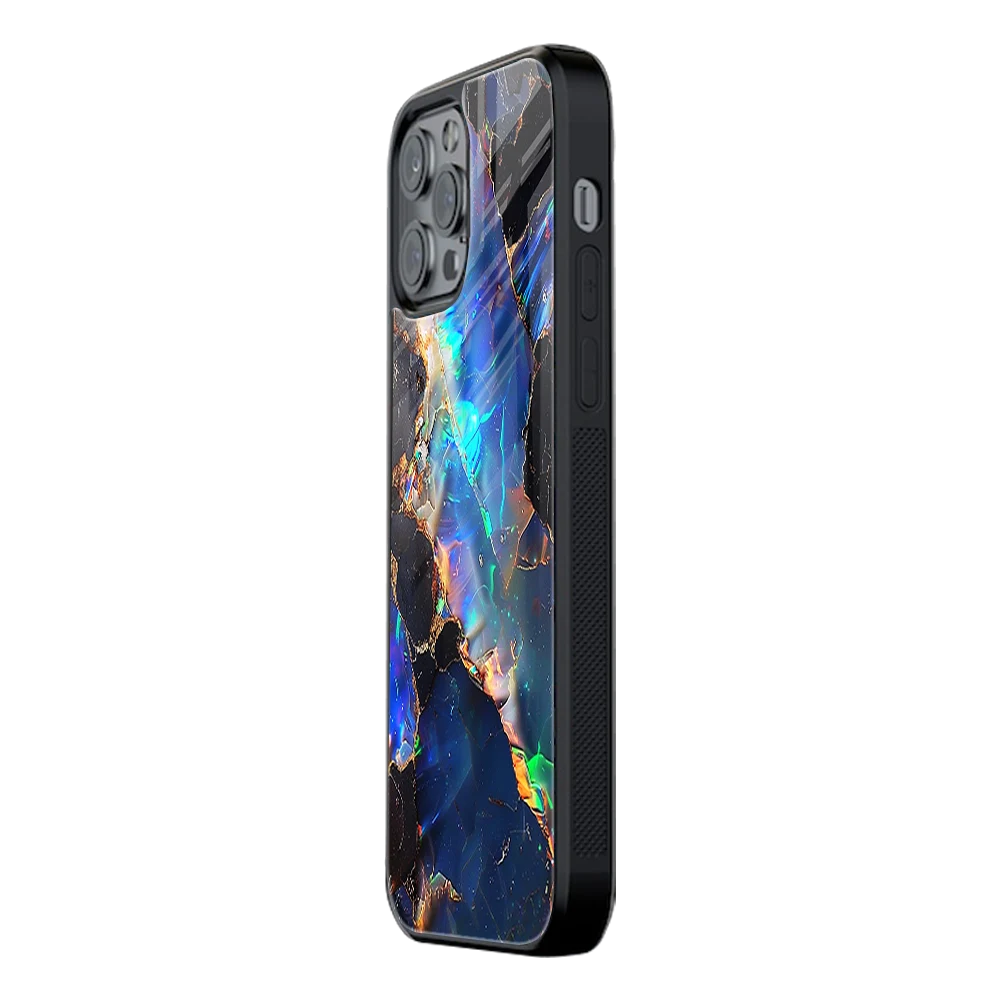 Slim Glass Back Phone Case for Multiple Brands iPhone, Samsung, Redmi, OnePlus, Oppo, Vivo