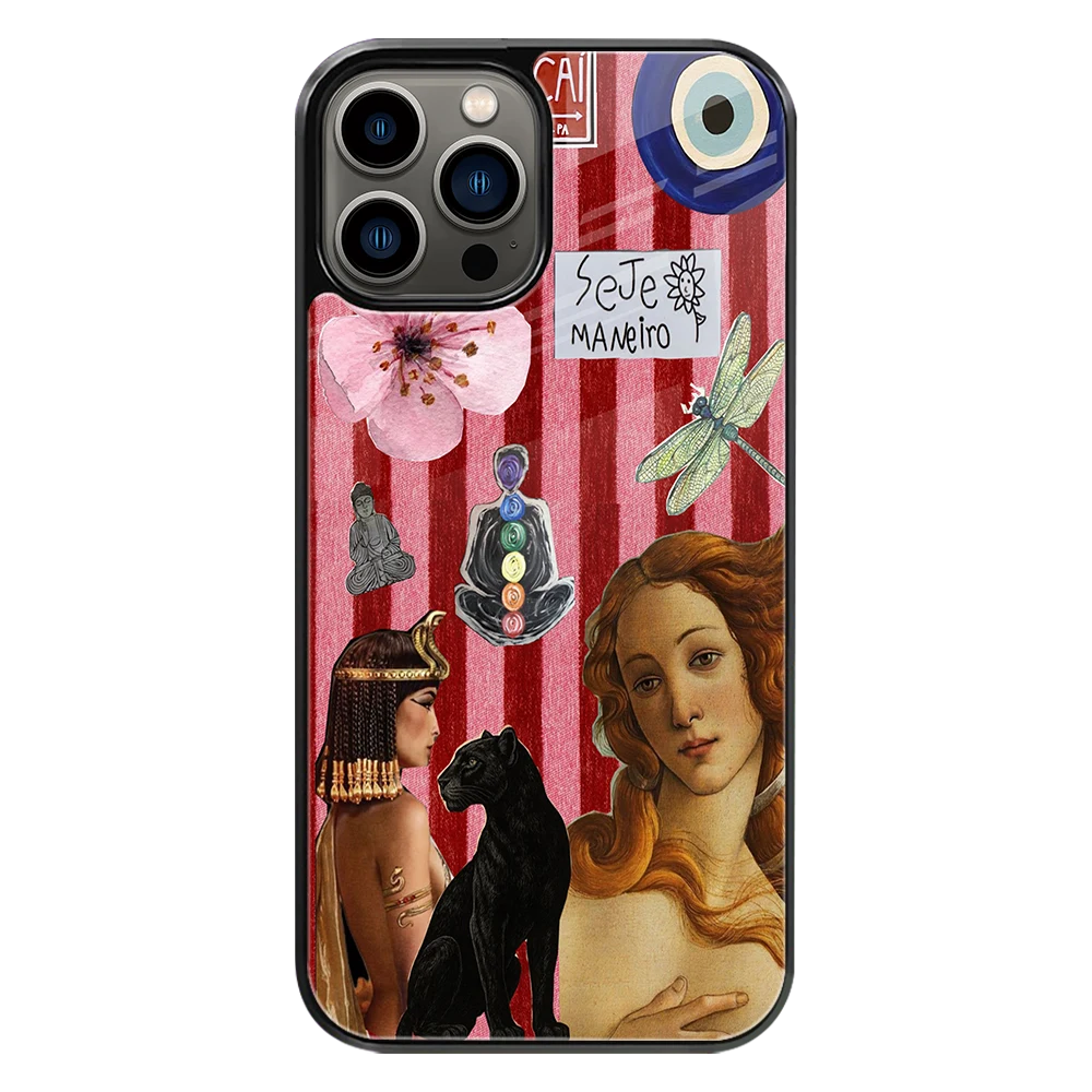 Premium Glass Back Mobile Phone Cover for iPhone, Samsung, OnePlus, Google Pixel, Redmi, Oppo, Vivo & Realme