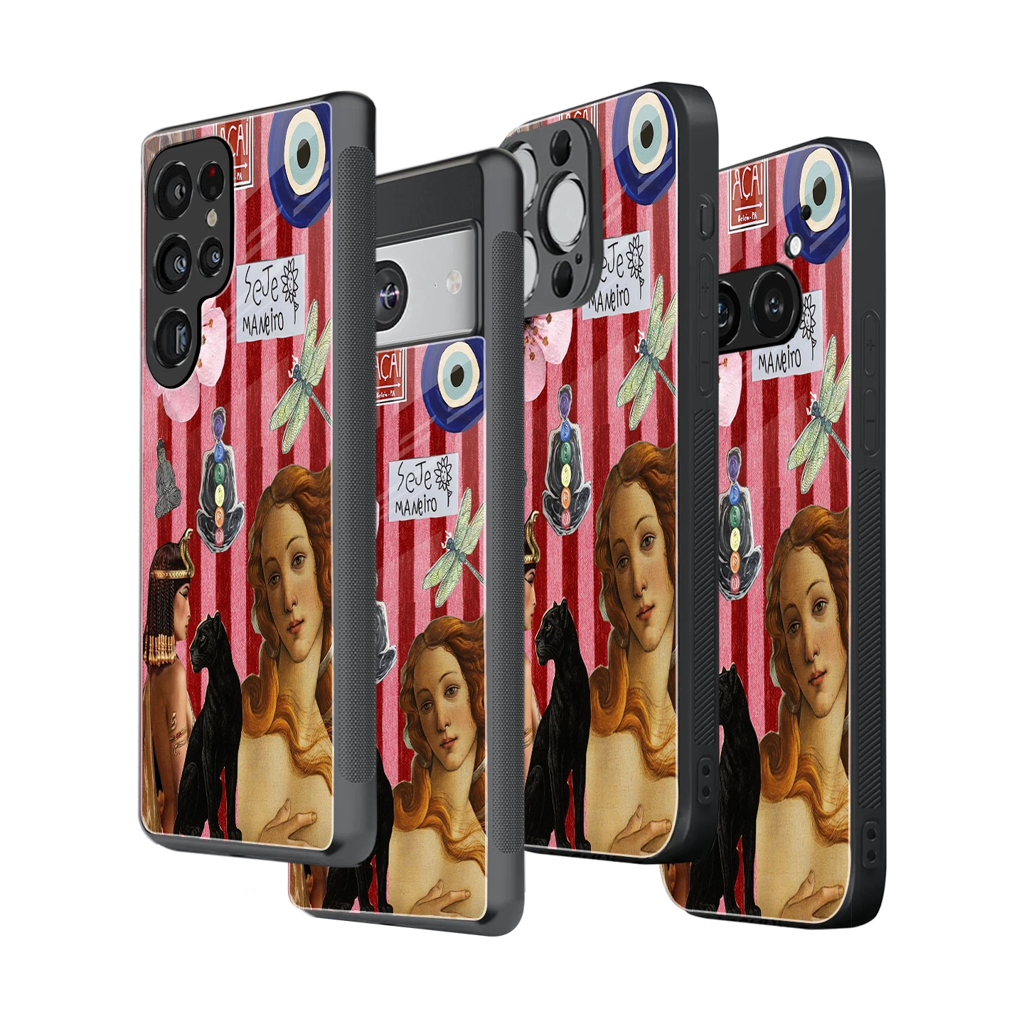 Stylish Glass Back Case for All Smartphones iPhone, Samsung, OnePlus, Pixel, Redmi, Oppo, Vivo, Motorola