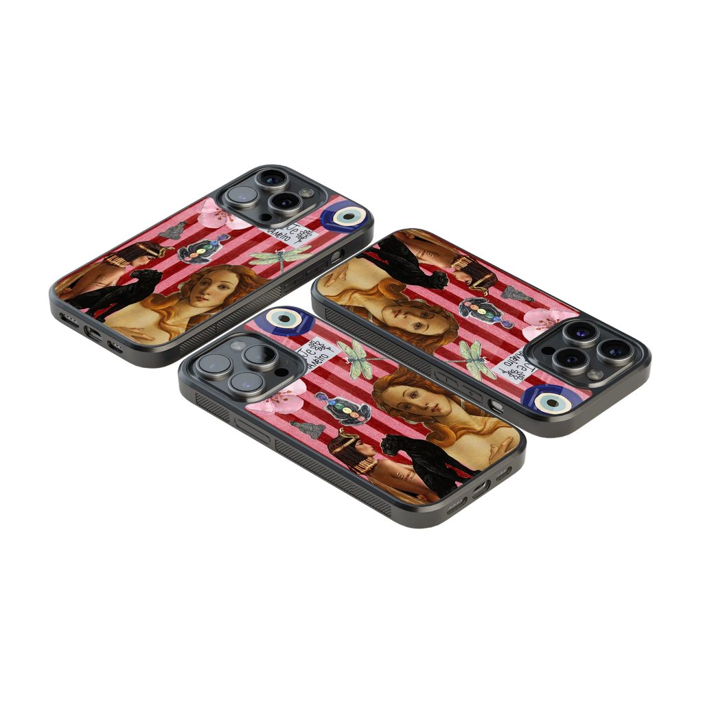 Luxury Glass Back Mobile Cover for iPhone, Samsung Galaxy, OnePlus, Pixel, Redmi & More