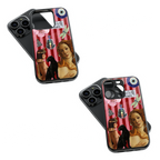 Trendy Glass Back Mobile Case for iPhone, Samsung, Redmi, OnePlus, Google Pixel, Motorola