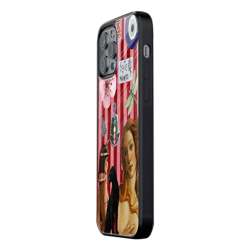 Slim Glass Back Phone Case for Multiple Brands iPhone, Samsung, Redmi, OnePlus, Oppo, Vivo