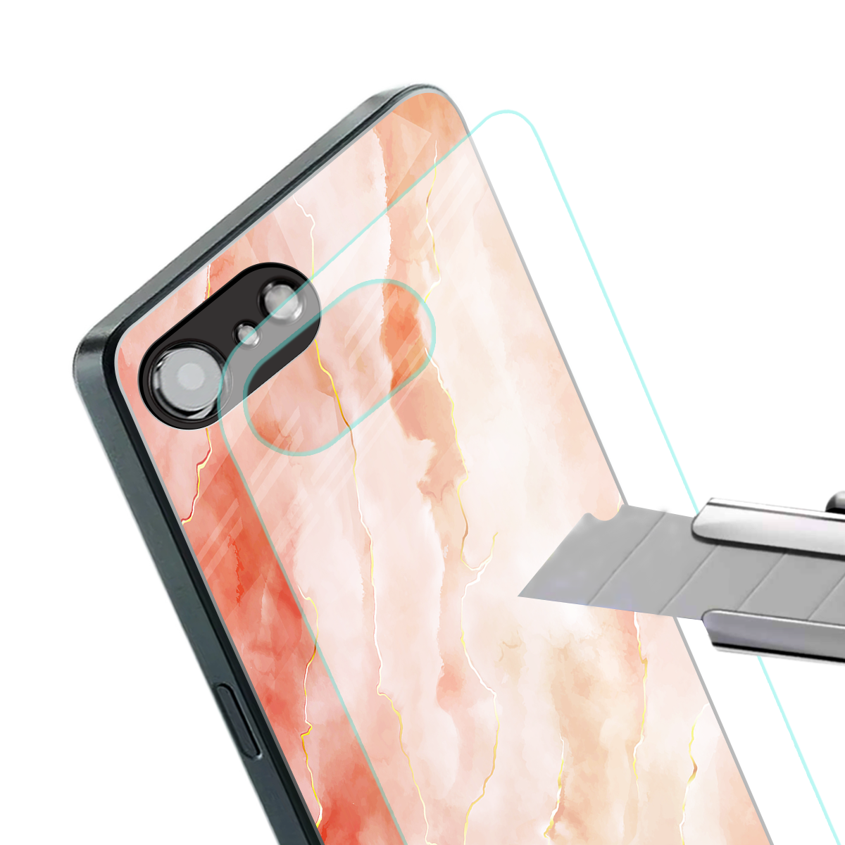 mystic river back phone cover | glass case for iphone 16e