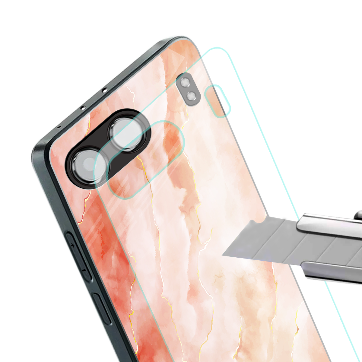 mystic river back phone cover | glass case for oneplus nord 4