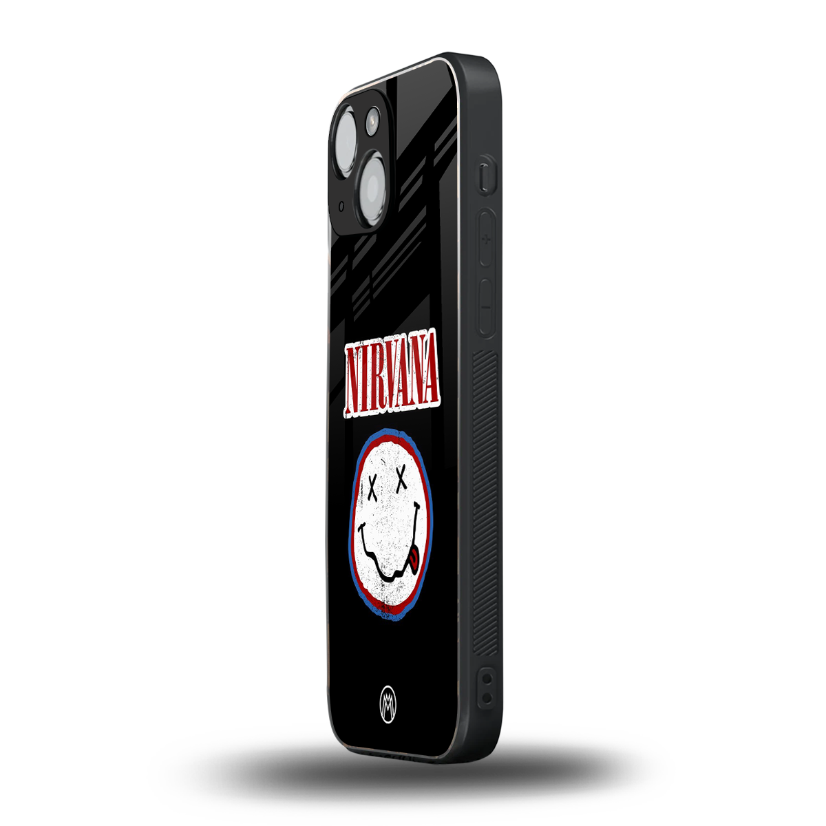 nirvana back phone cover | glass case for iphone 13 mini