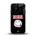 nirvana back phone cover | glass case for iphone 13