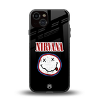 nirvana back phone cover | glass case for iphone 13