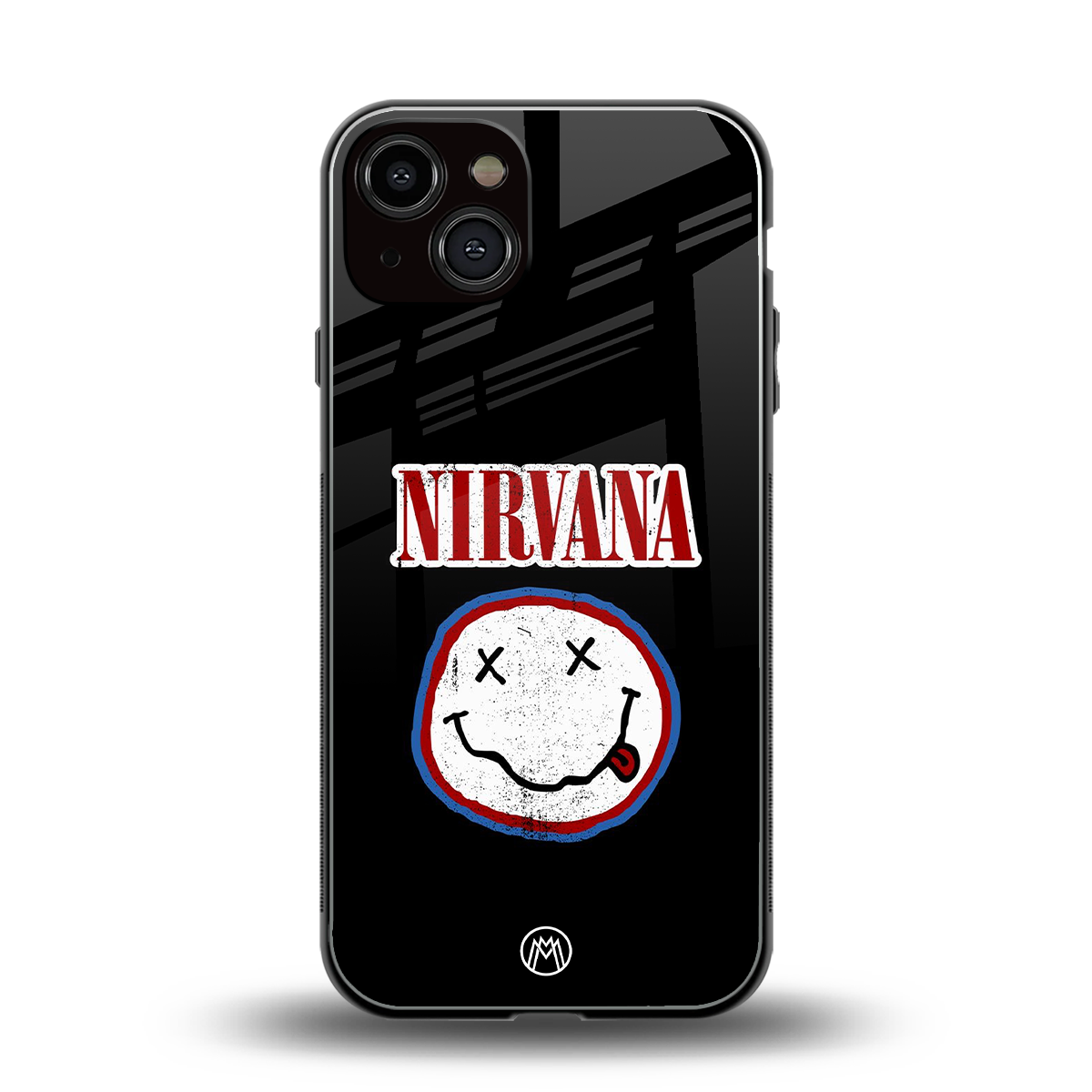 nirvana back phone cover | glass case for iphone 13