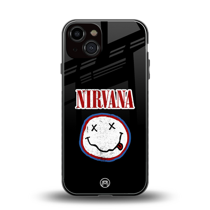 nirvana back phone cover | glass case for iphone 13