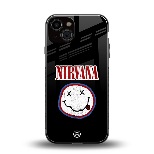 nirvana back phone cover | glass case for iphone 13