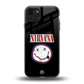 nirvana back phone cover | glass case for iphone 15
