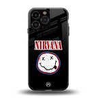 nirvana back phone cover | glass case for iphone 16 pro max
