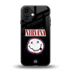 nirvana back phone cover | glass case for iphone 16