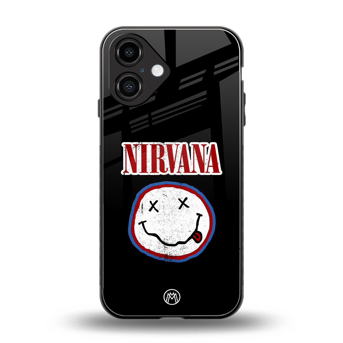 nirvana back phone cover | glass case for iphone 16