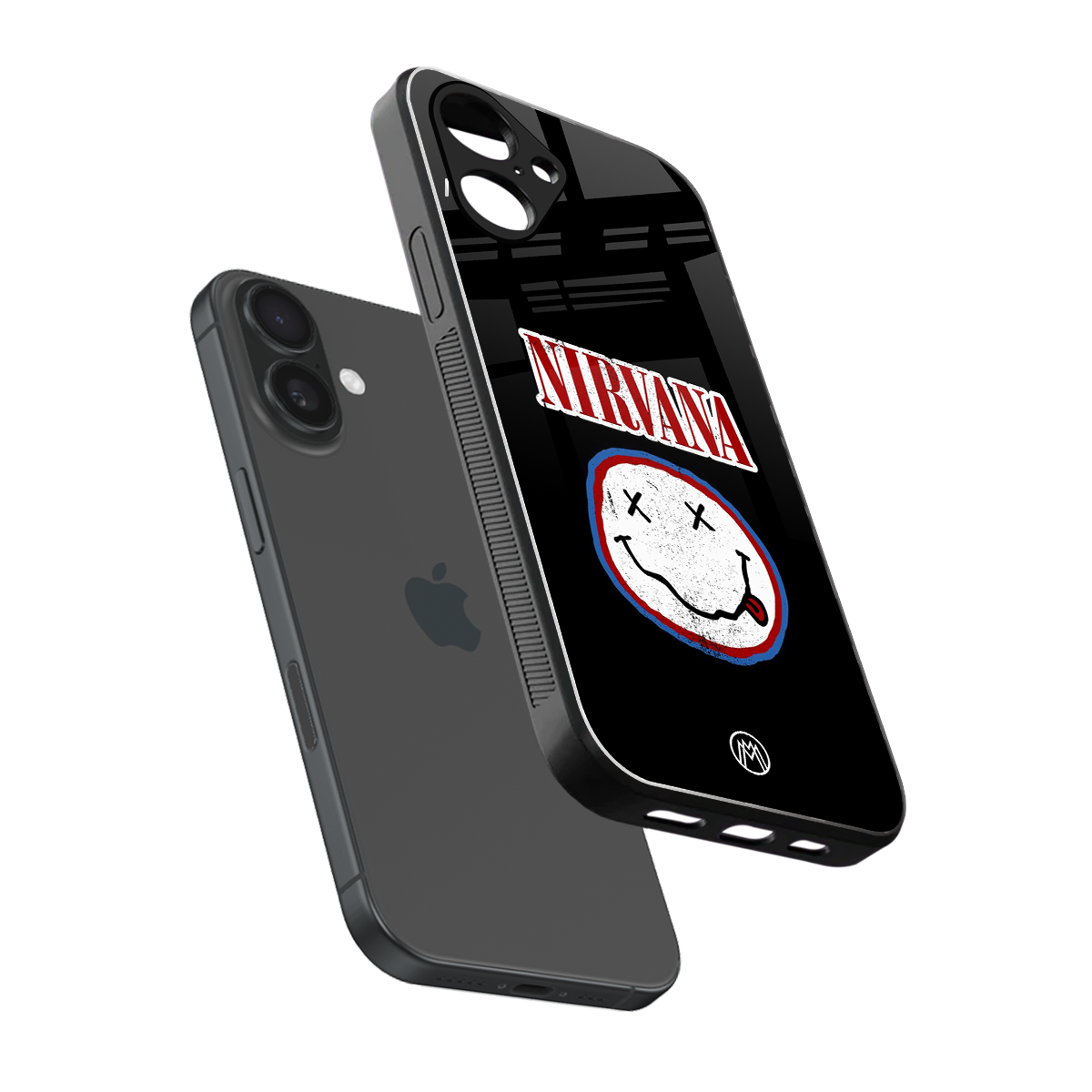 nirvana back phone cover | glass case for iphone 16