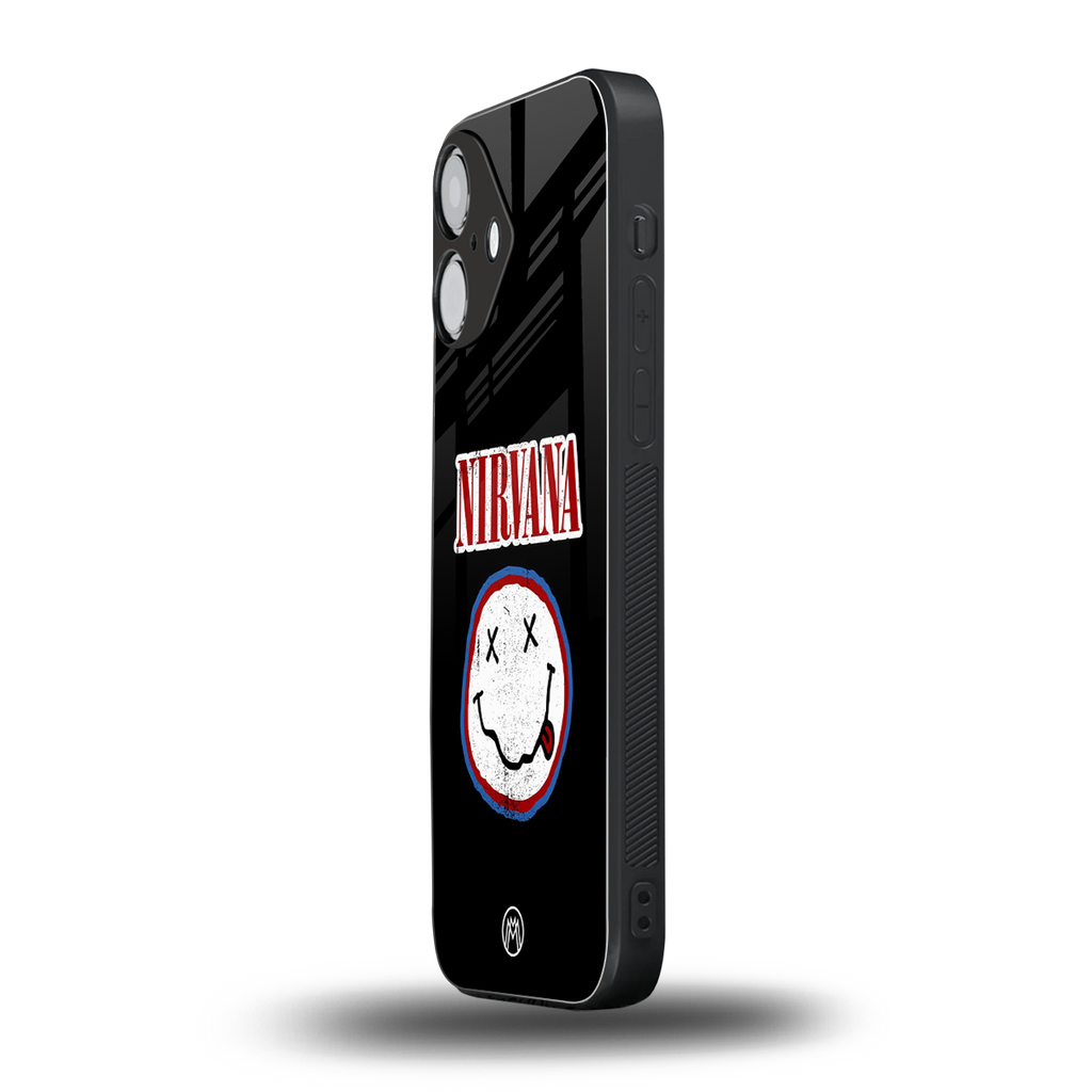 nirvana back phone cover | glass case for iphone 16