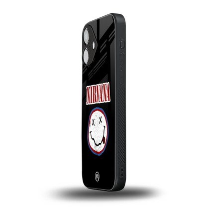 nirvana back phone cover | glass case for iphone 16