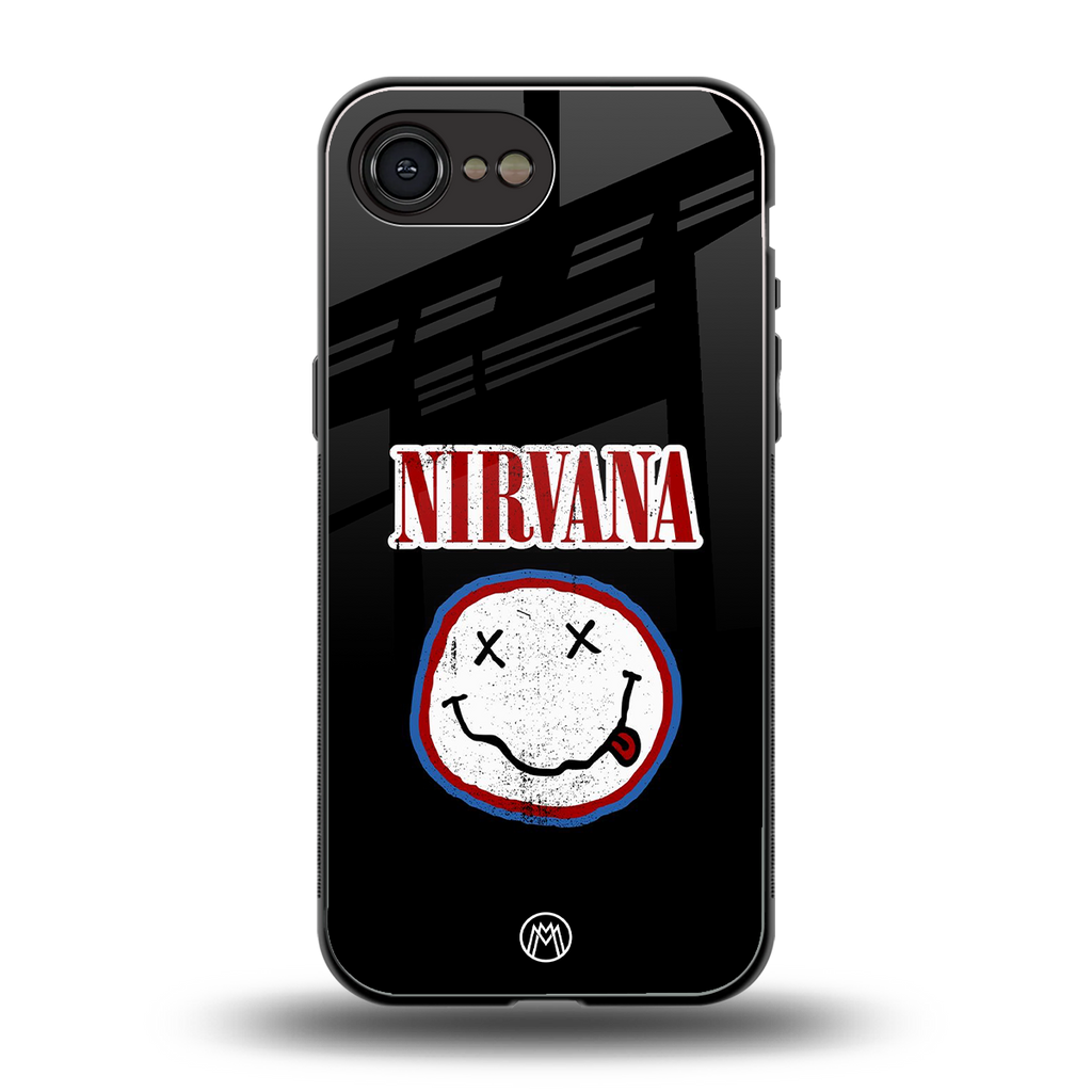 nirvana back phone cover | glass case for iphone 16e