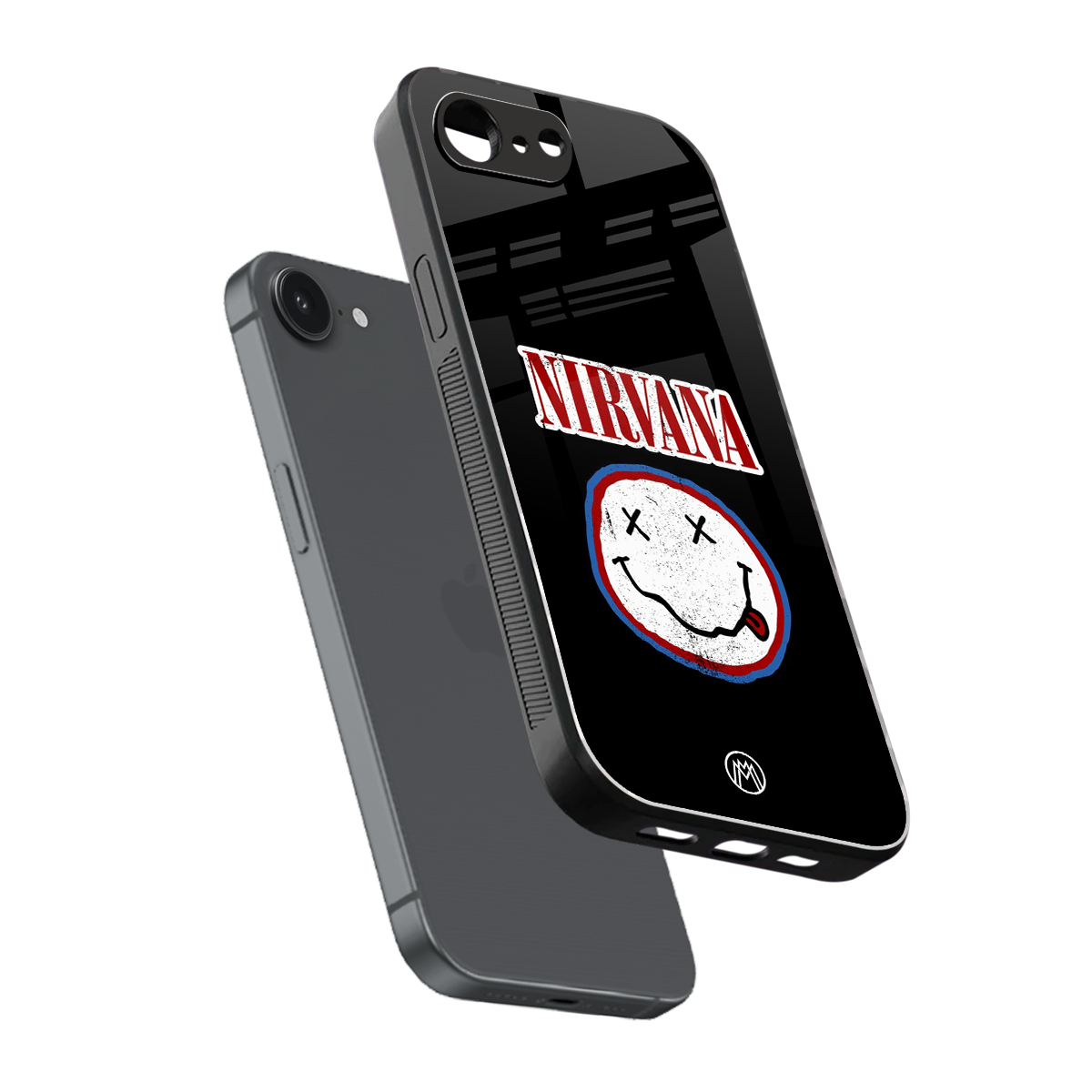 nirvana back phone cover | glass case for iphone 16e