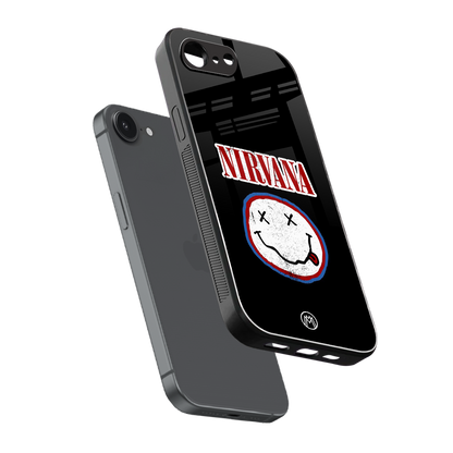 nirvana back phone cover | glass case for iphone 16e