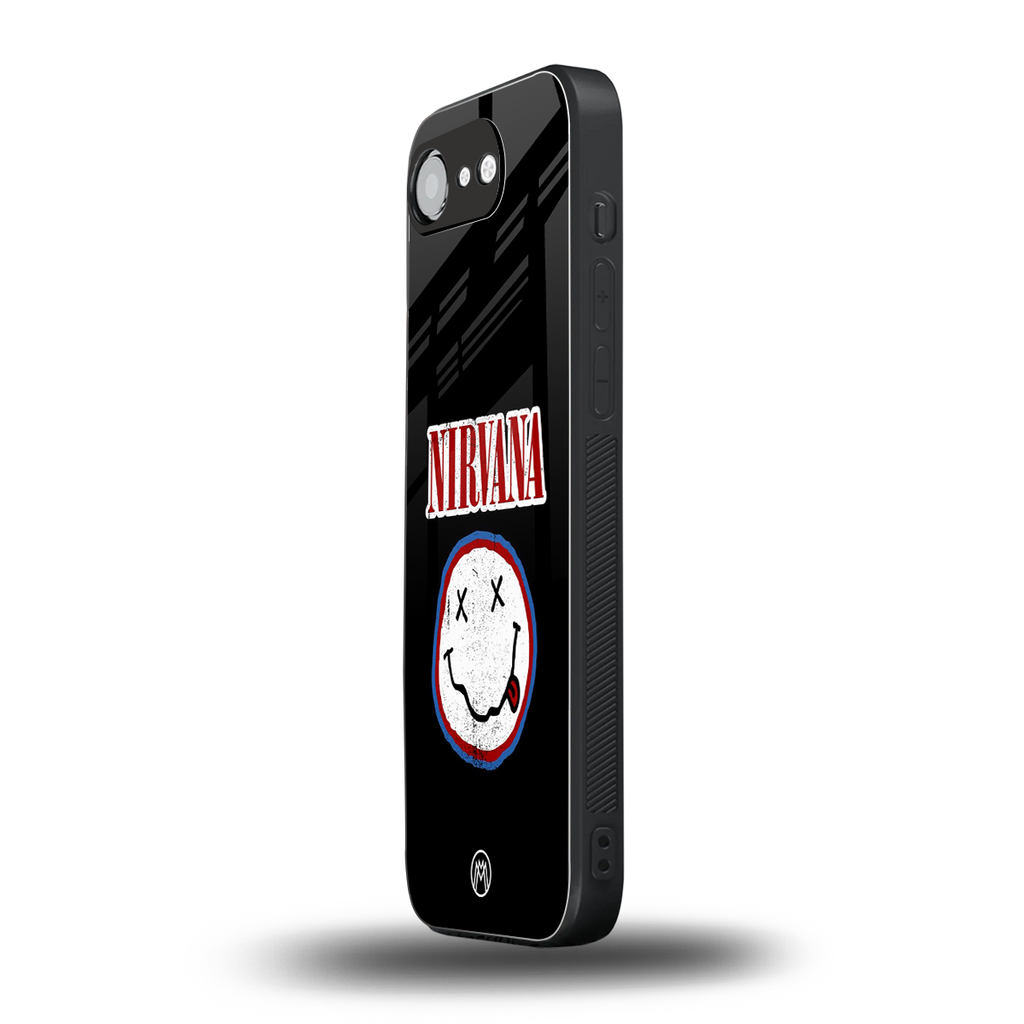 nirvana back phone cover | glass case for iphone 16e