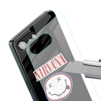 nirvana back phone cover | glass case for iphone 16e