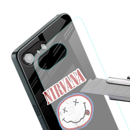 nirvana back phone cover | glass case for iphone 16e