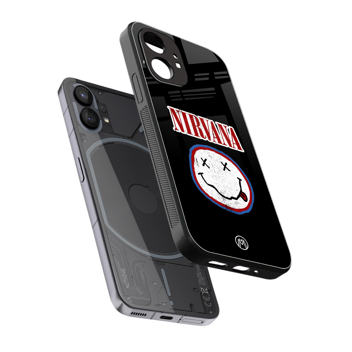 nirvana back phone cover | glass case for nothing phone 1