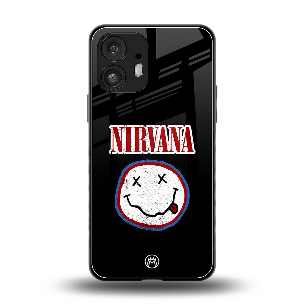 nirvana back phone cover | glass case for nothing phone 2