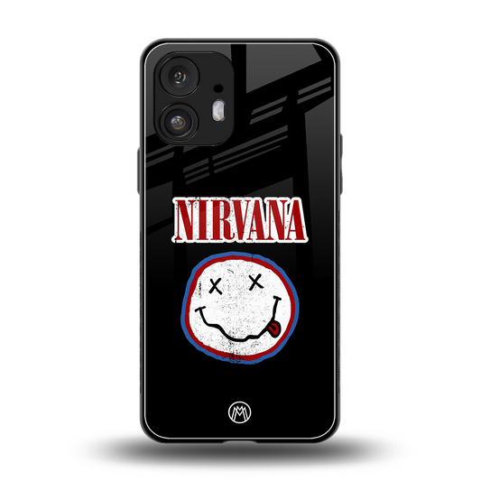 nirvana back phone cover | glass case for nothing phone 2