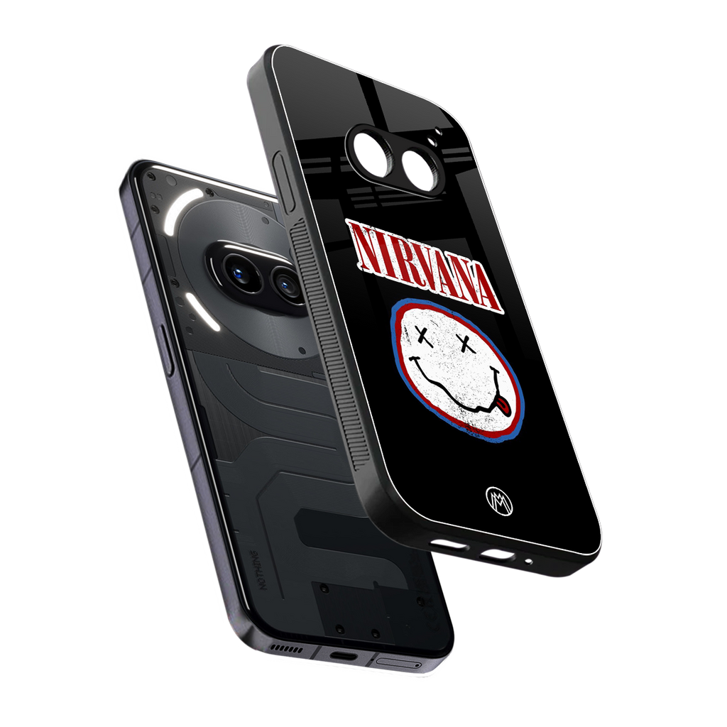 nirvana back phone cover | glass case for nothing phone 2a