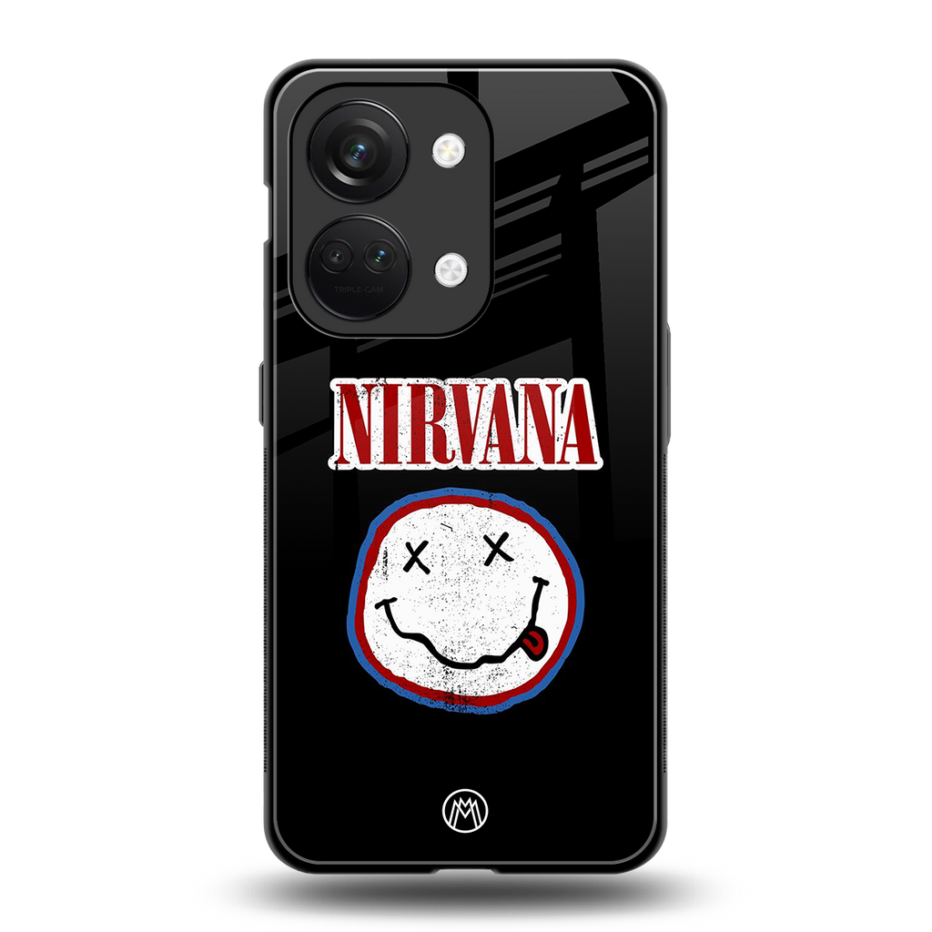nirvana back phone cover | glass case for oneplus nord 3