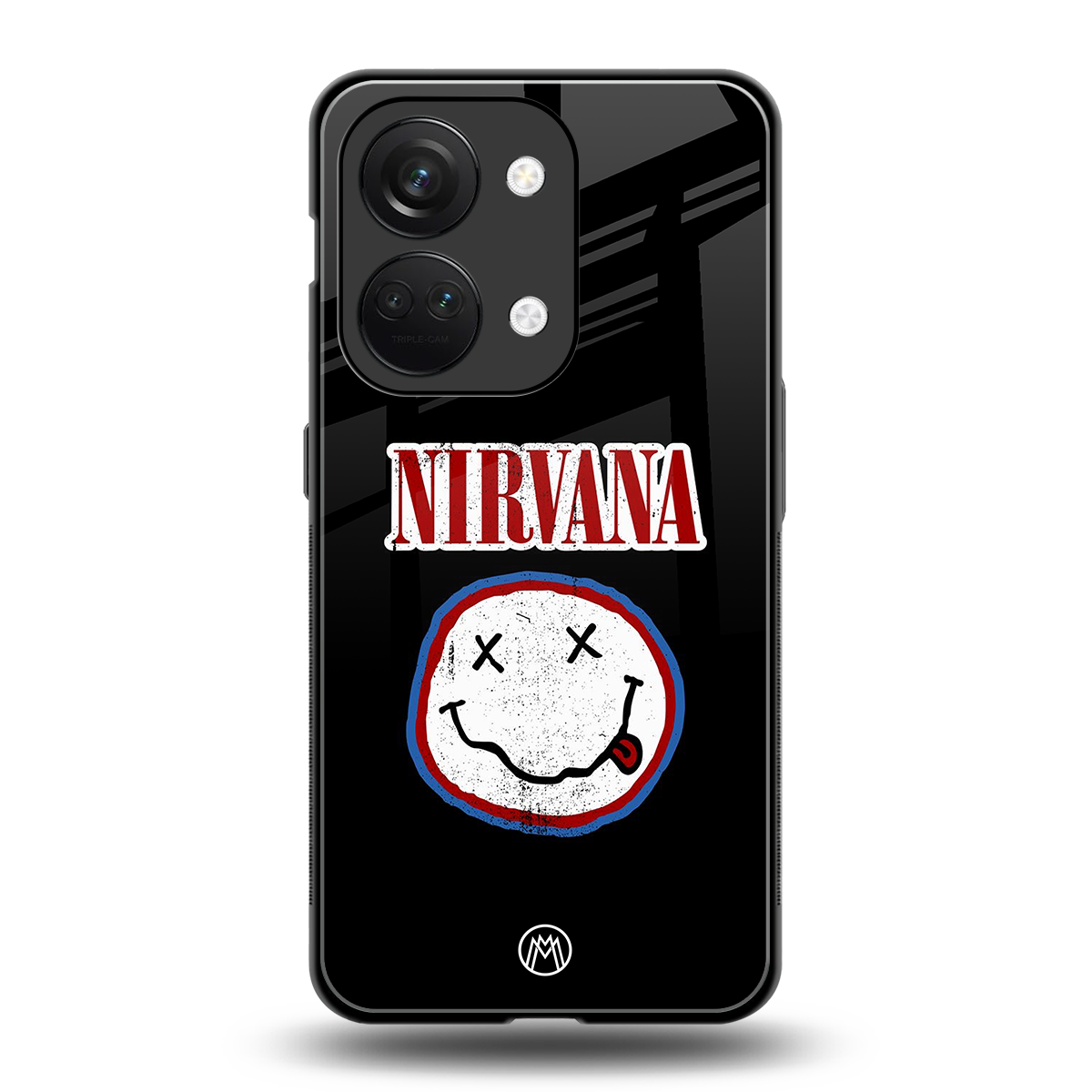 nirvana back phone cover | glass case for oneplus nord 3