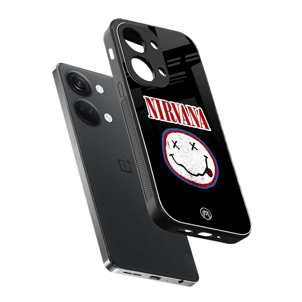 nirvana back phone cover | glass case for oneplus nord 3