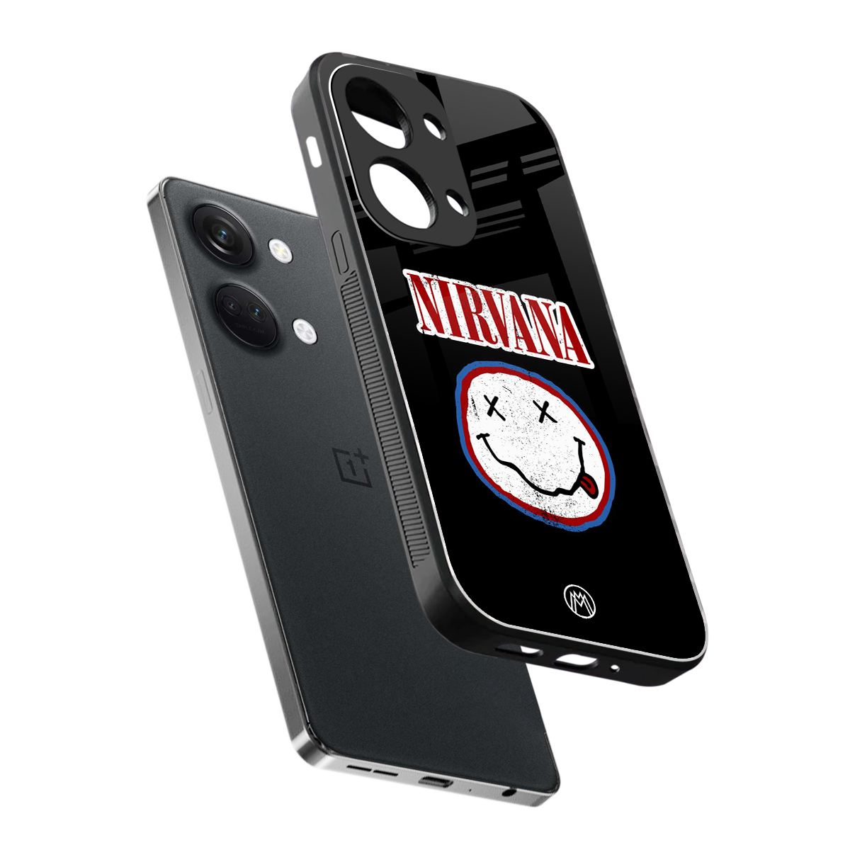 nirvana back phone cover | glass case for oneplus nord 3