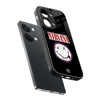 nirvana back phone cover | glass case for oneplus nord 3