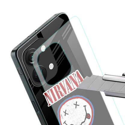 nirvana back phone cover | glass case for oneplus nord 3