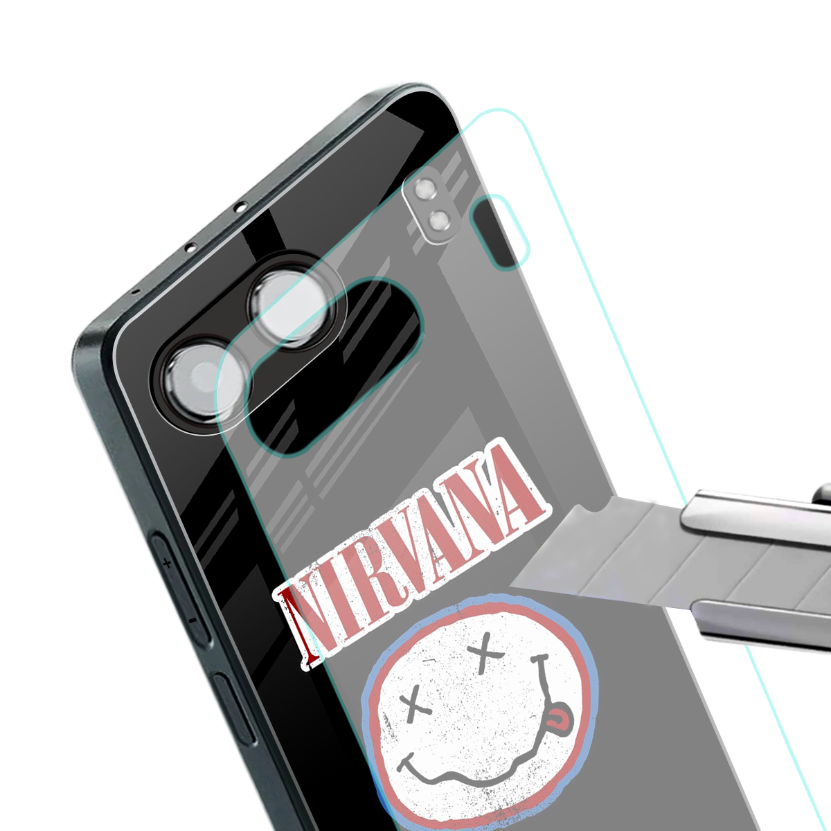 nirvana back phone cover | glass case for oneplus nord 4
