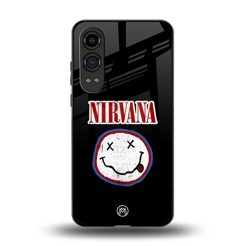 nirvana back phone cover | glass case for oneplus nord ce 4 lite