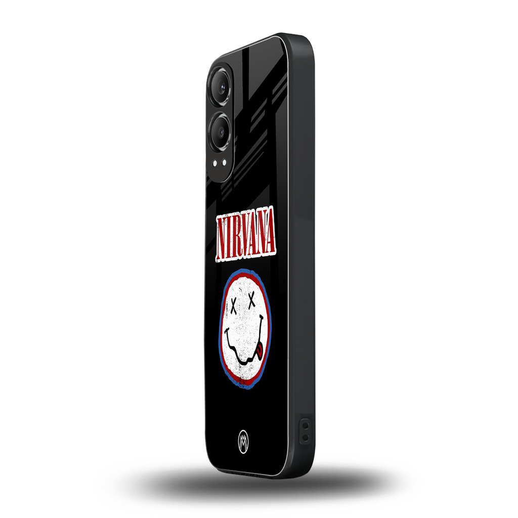nirvana back phone cover | glass case for oneplus nord ce 4 lite
