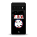 nirvana back phone cover | glass case for google pixel 6 pro