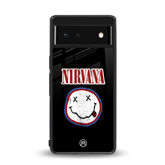 nirvana back phone cover | glass case for Google Pixel 6A