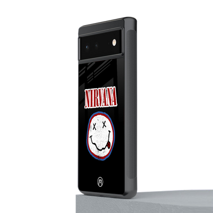 nirvana back phone cover | glass case for Google Pixel 6A